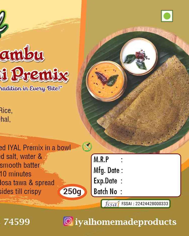 IYAL Kambu Dosai Premix
