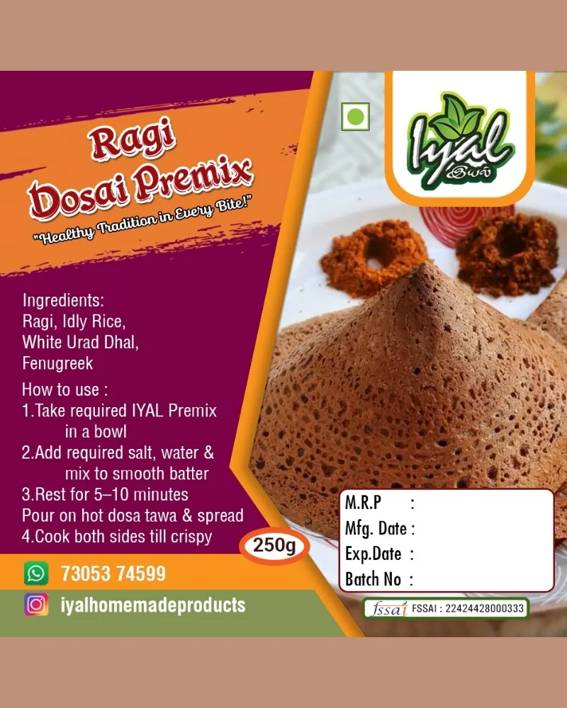 IYAL Ragi Dosa Premix